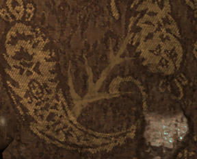 The five-branched elder sign inscribed on a wall.