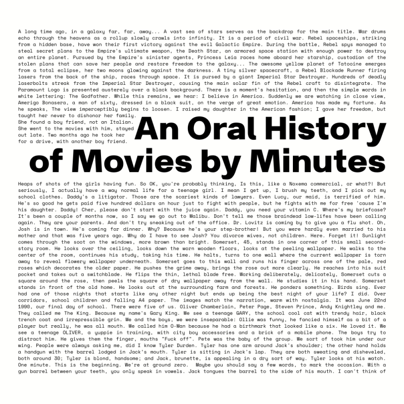 An Oral History of Movies by Minutes Part 15: 5 Minutes of&nbsp;Trouble